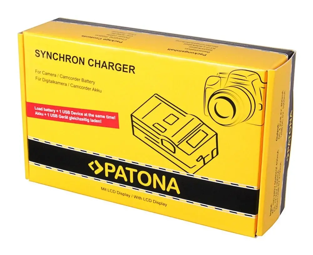 Зарядное устройство Patona Synchron USB для аккумулятора NP-FZ100