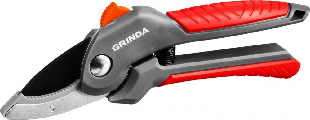 GRINDA  G-24 200 мм, с двухкомпонентными рукоятками, Контактный секатор (423124)