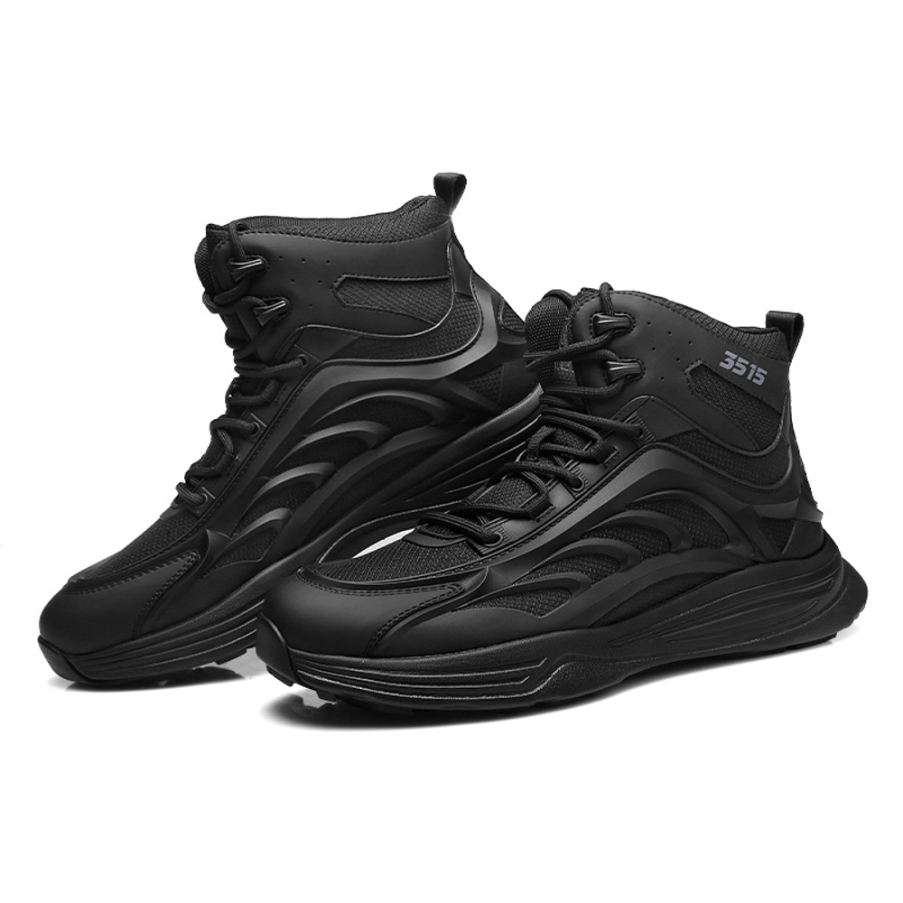 QIANGREN 3515 Men"s Outdoor High Top Training Boots 11cm Hiking Mountaineering Shoes