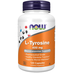 NOW L-Tyrosine 500 мг 120 капсул