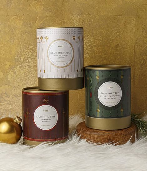 Trim the tree, свеча Holiday collection, Kobo Candles