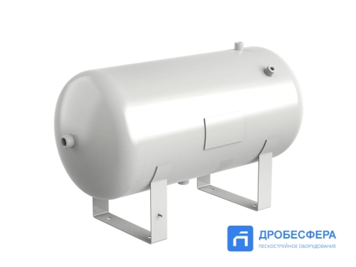 Ресивер для компрессора РГ 50/10 горизонтальный нержавеющая сталь