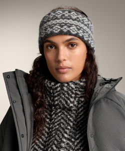 Oysho Жаккардовая повязка на голову, антрацитовый