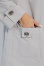Плащ Гелла (серый) П13015-14М LT Collection
