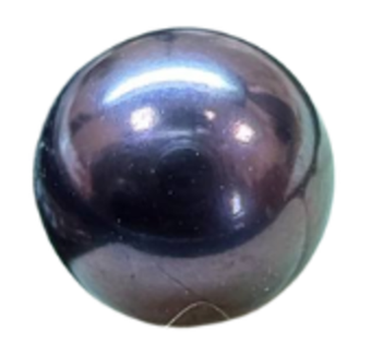 Жемчуг, черный, круг, 6.5-7 мм