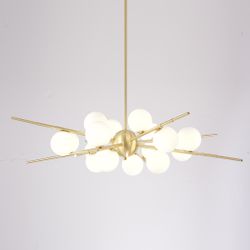 Люстра На Штанге Cherry Bomb 16 Balls Gold By Imperiumloft