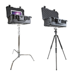 KUPO CST5219. Жесткий кейс с наполнителем, черный, с адаптером для стойки