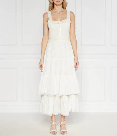 Кружевное платье LUNGO TWINSET - белый(241TT2030)