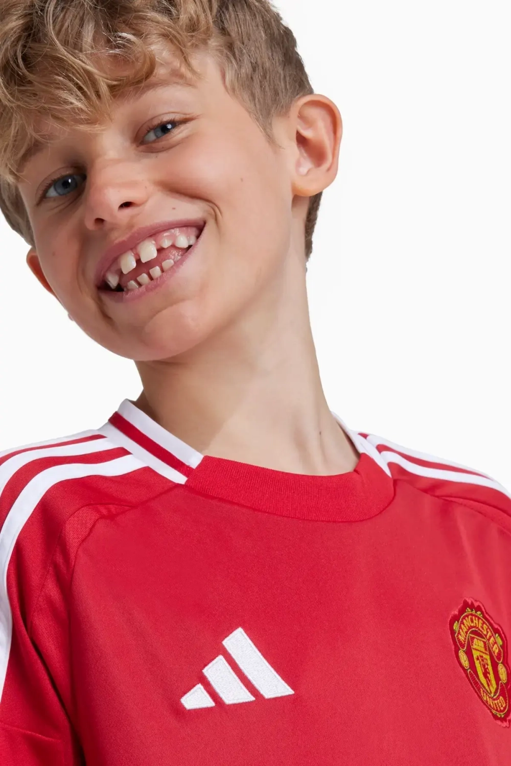 Футболка adidas Manchester United 24/25 Home Junior - красный