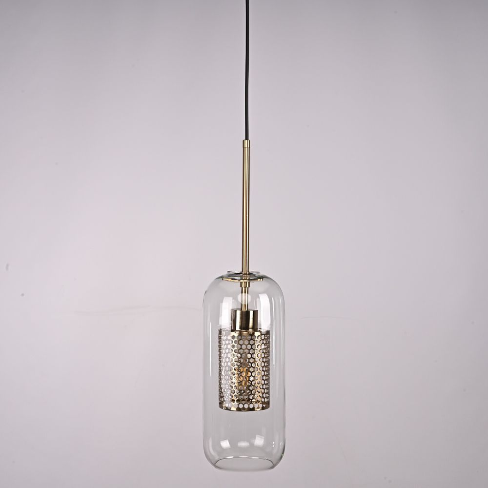 Подвесной светильник CATCH F cylinder brass D12