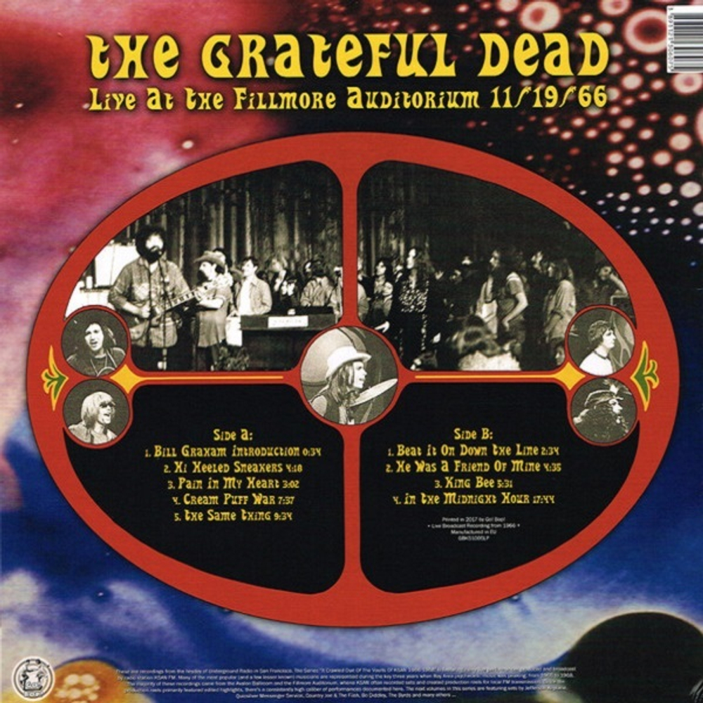 Grateful Dead / It Crawled Out Of - Volume 1: Live At The Fillmore Auditorium 1966 (LP)