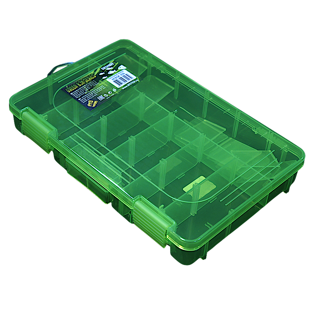 Коробка HitFish HFBOX-306 рыболовная 18 отделений 275х180х42мм Pro series