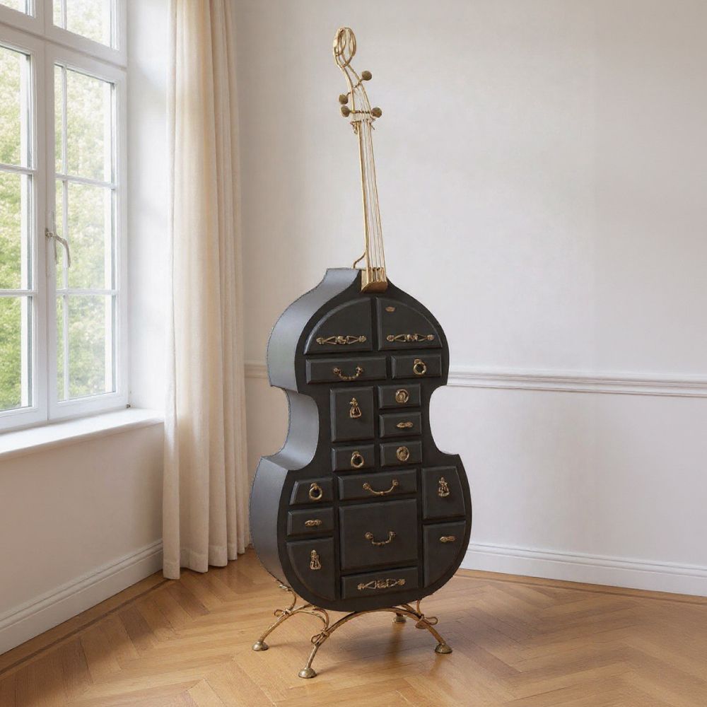 Подставка Контрабас - Комод Серый