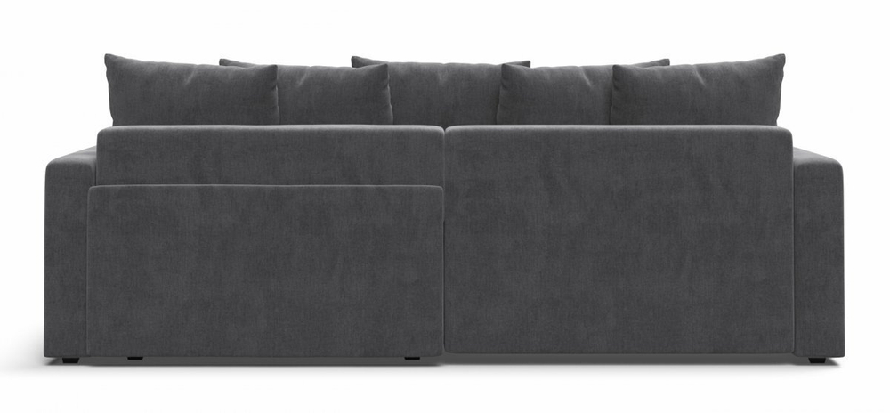 Угловой диван Босс Тренд Велюр Монолит серый