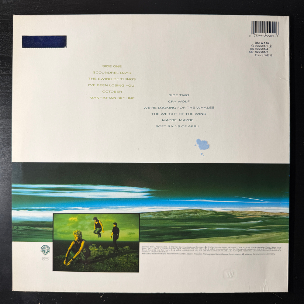 a-ha - Scoundrel Days (Германия 1986г.)