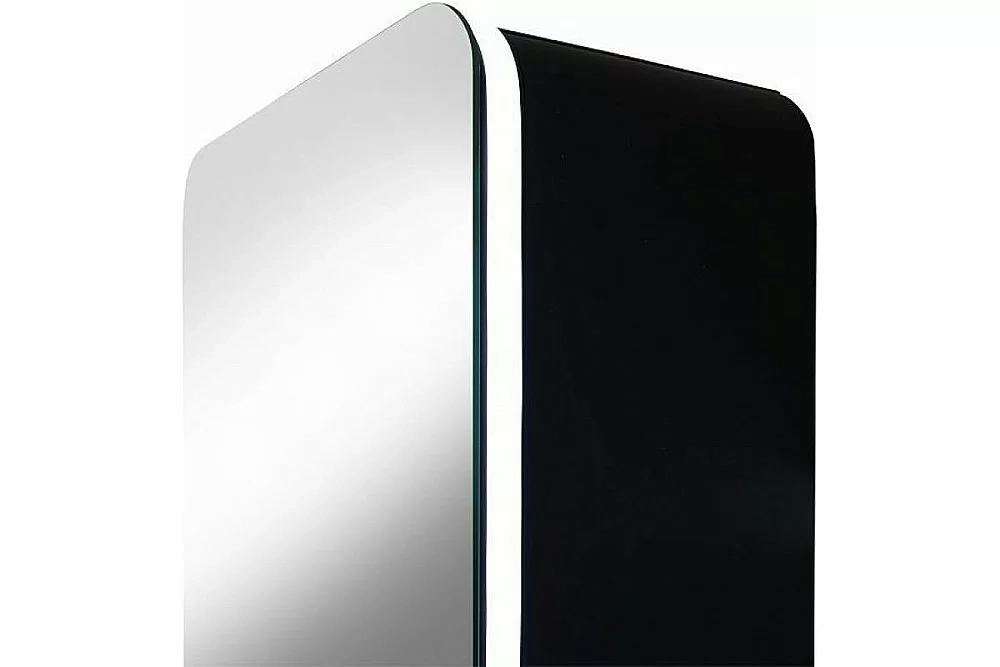 Зеркальный шкаф ART&MAX Lecce 36 AM-Lec-360-1560-1D-DS-F-Nero