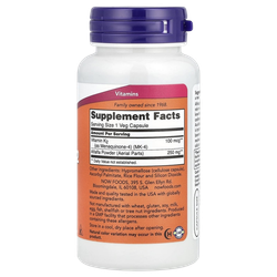 Now Foods Vitamin K-2 100 mcg 100 veg capsules , Витамин K-2