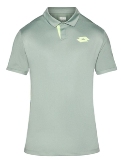 Мужское теннисное поло Lotto Tech IV D1 - кувшинка серая