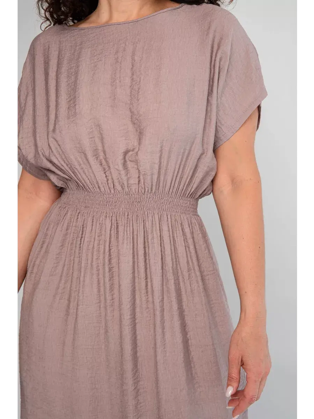 Платье летнее макси с разрезами по бокам