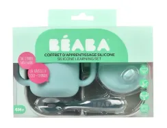 Набор посуды Beaba Coffrey Apprentiss Silicone Blue