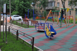 Газонное ограждение со столбом ГОЛ2 (500х2000 мм) 16002 для уличной площадки