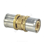 Муфта для МП/PE-X труб латунь пресс Дн 26 RM102 Giacomini RM102Y009