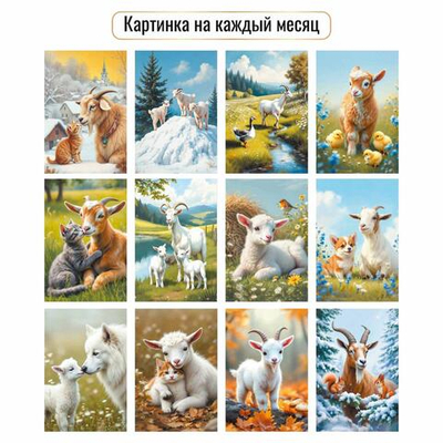Календарь-домик горизонтальный 2027 "Символ года" 10060 (Квадра)