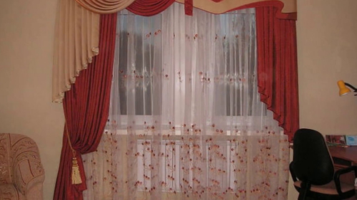 Комплект штор +тюль Ш3 м В 2,5 м ЭЛИЗАБЕТ