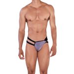 Мужские трусы джоки серые Pikante WINSTON JOCKSRTAP 034012