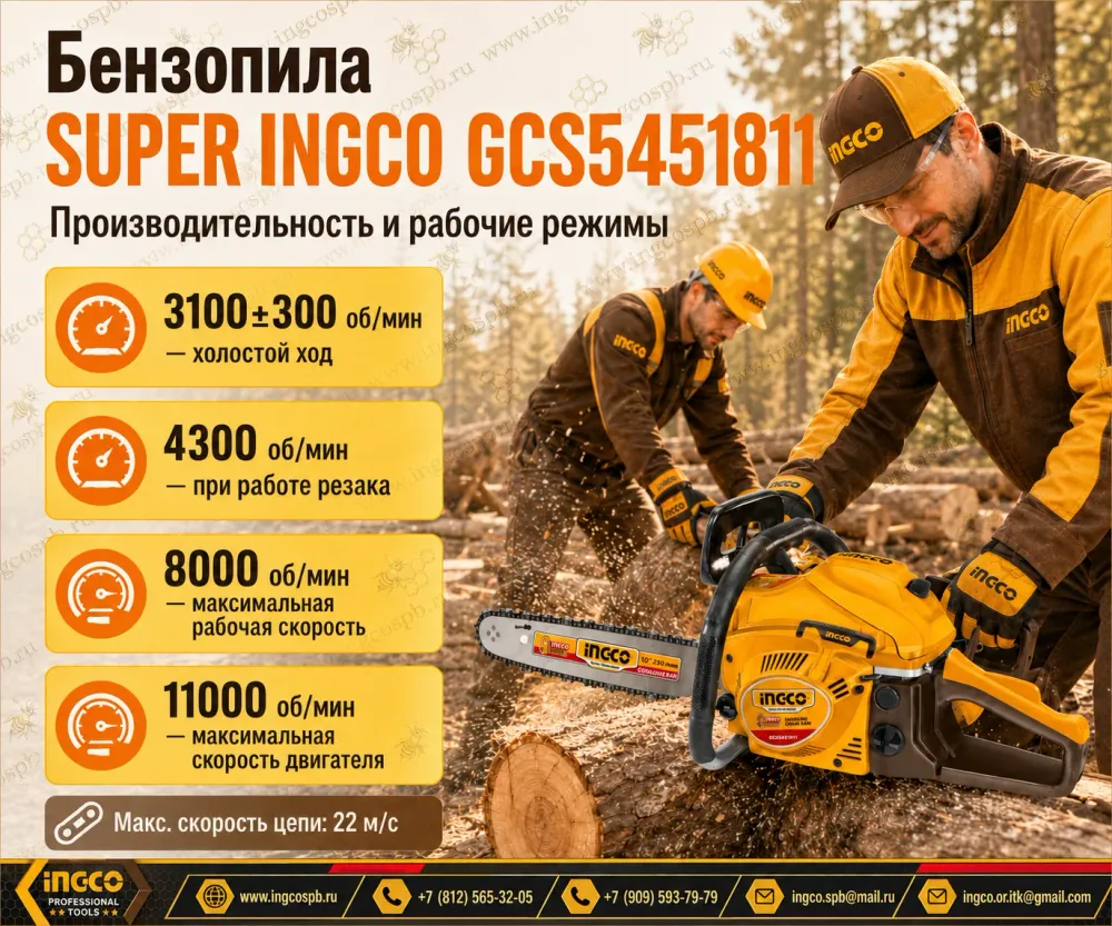 ingco-gcs5451811-chainsaw-features