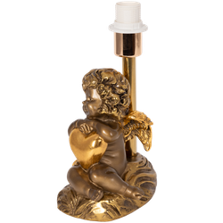 Настольная лампа Сердце Купидона Бронза Роза