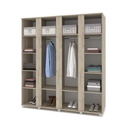 Шкаф четырехстворчатый "Пандора" П43 (4 зеркала), ЛДСП, Модериум, г. Ижевск