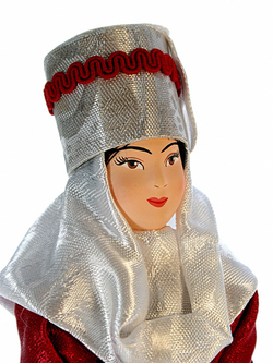 Кукла фарфоровая коллекционная Киргизка