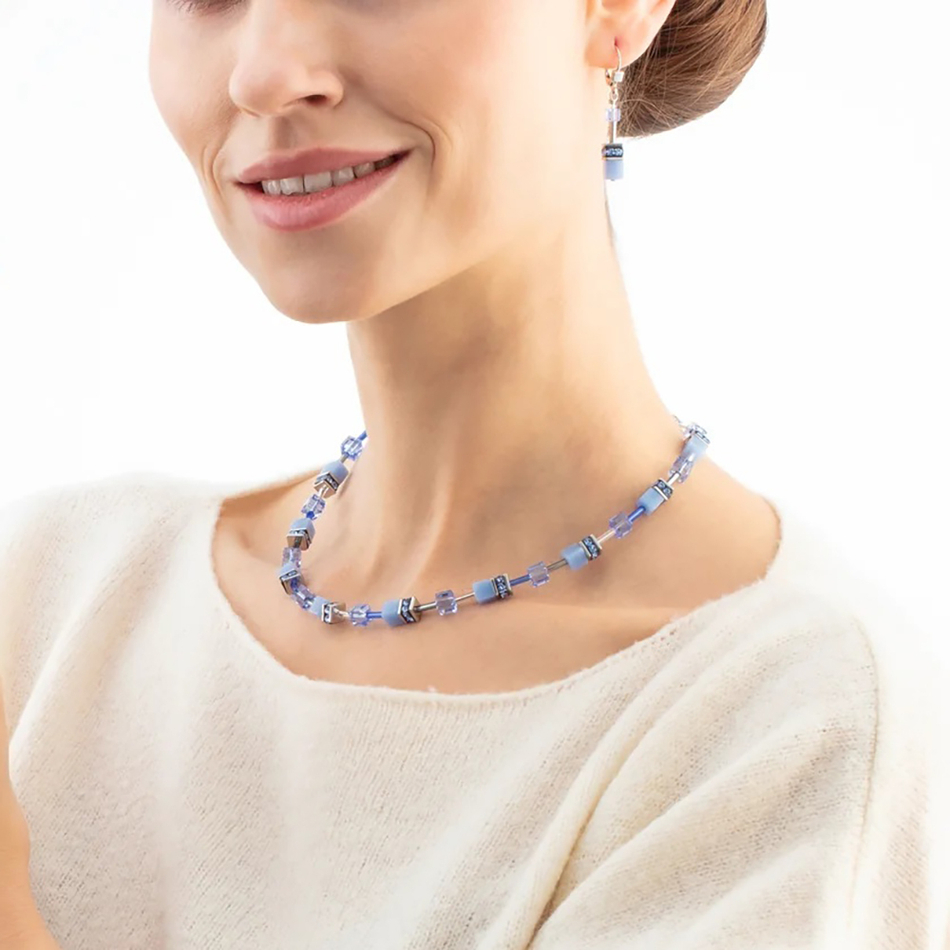 Колье Coeur de Lion Blue-Silver 4020/10-0717