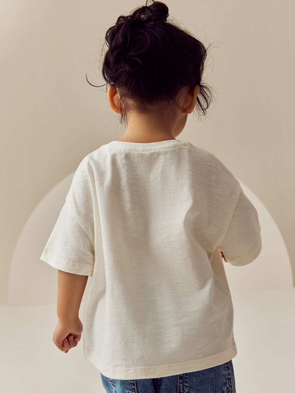 Футболка для девочки Next E71-275, Молочный