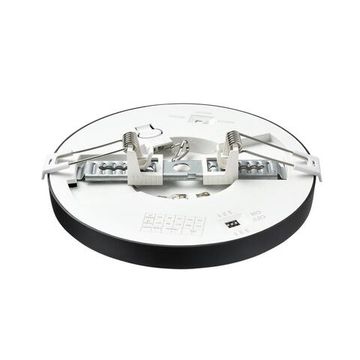 7788/12L MITRA LED SN 000 Светильник пластик/белый/черный LED 12Вт 3000/4000/6500К D170 IP44 CCT/датчик движения NEBULA BLACK