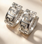 Ювелирные серьги из серебра 925 пробы