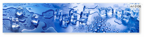 Фартук для кухни ПВХ Panda Кубики льда 0106 2800х610 мм