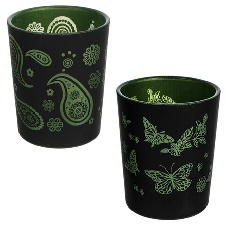 GAEM Подсвечник, L5,5 W5,5 H6,5 см, 2в.