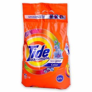 Порошок аква пудра Tide автомат color 3 кг/упак 6 упак/кор