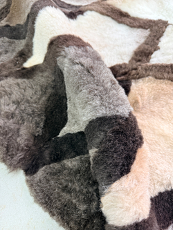 Ковер шкура натуральная овчина меховой