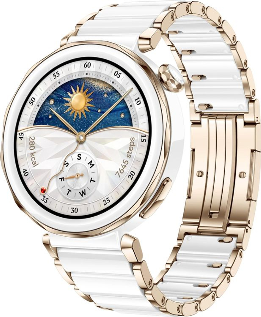 Смарт-часы Huawei Watch GT 5 Pro Jana-B29C,  42.49мм,  1.32",  белый
