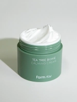 FARMSTAY - КРЕМ ДЛЯ ЛИЦА УСПОКАИВАЮЩИЙ С ЭКСТРАКТОМ ЗЕЛЕНОГО ЧАЯ TEA TREE BIOME CALMING CREAM, 80 ML