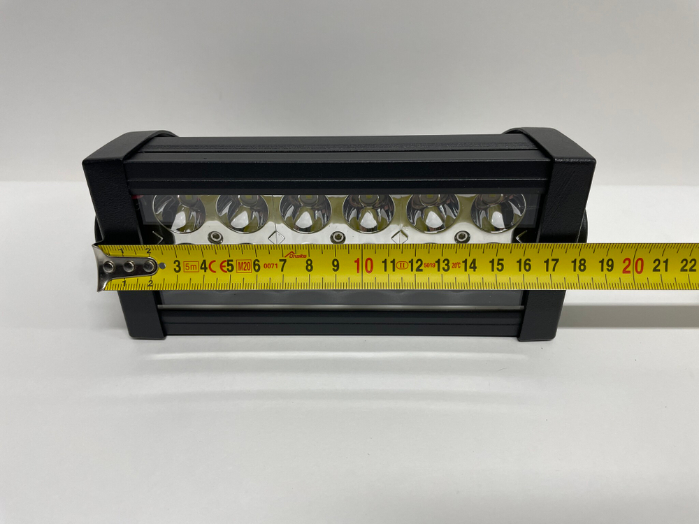 36W (HM) / Светодиодная балка, 36W, 18 см, дальний свет, боковые крепления, projector (1 шт.) =
