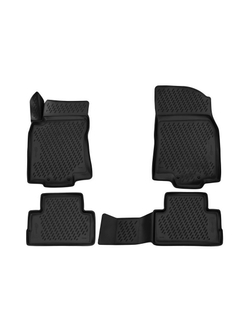 Коврики в салон для NISSAN Qashqai (J11F), 2015-, сборка РФ, 4 шт. (Повышенная устойчивость, повышенная износостойкость) FORMAT.CARNIS00061