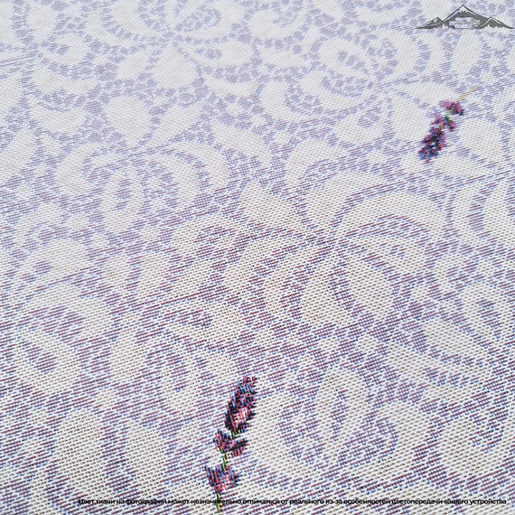 Гобелен &quot;Лавандовый букет&quot; | ш.160 см | 350 г/м² | полиэстер 51%/хлопок 49%