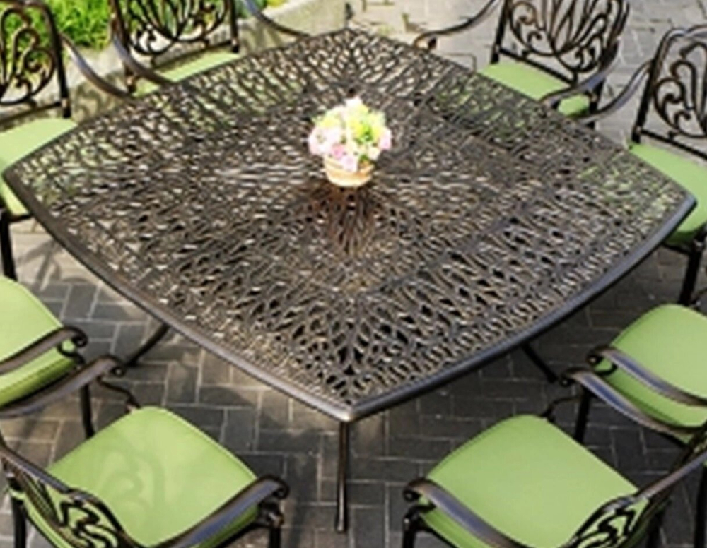 Стол из литого алюминия Capri 8