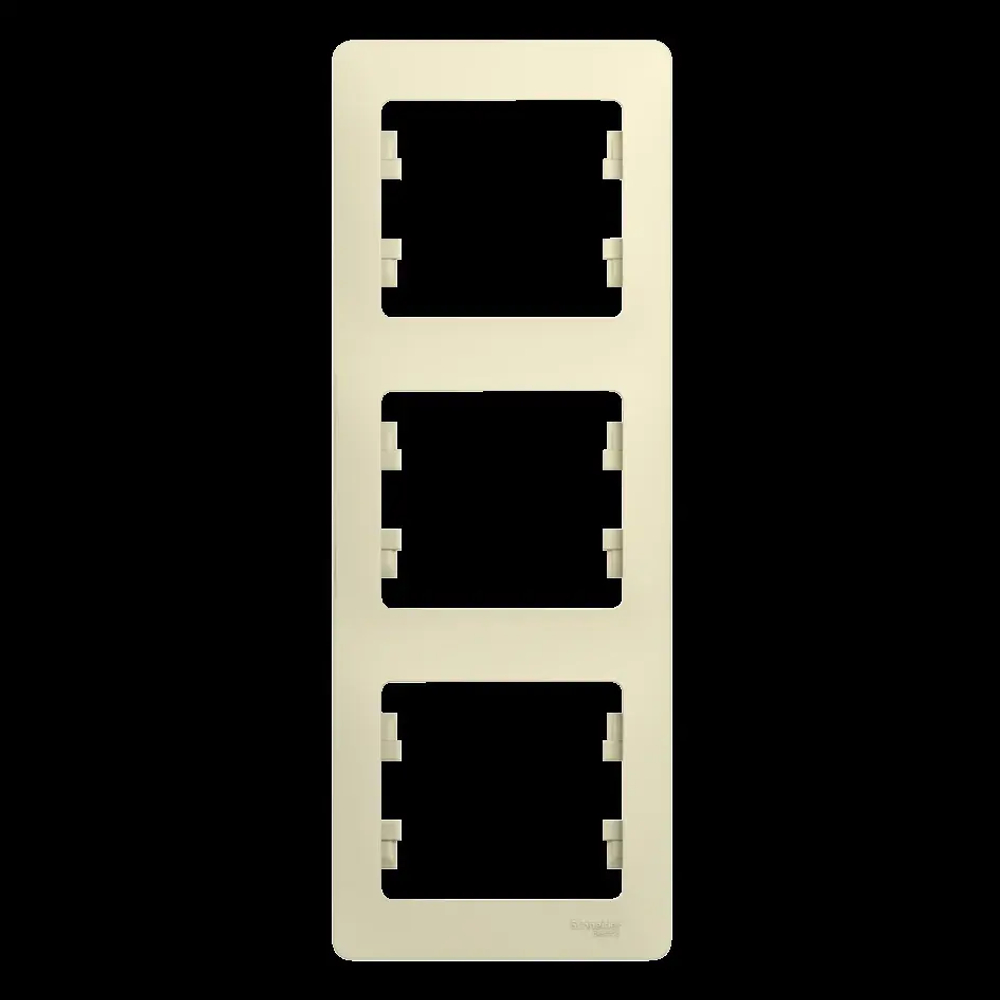 GLOSSA 3-постовая РАМКА, вертикальная, БЕЖЕВЫЙ