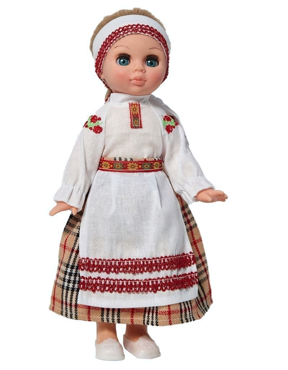 Кукла Эля в белорусском костюме 30см. (Весна)