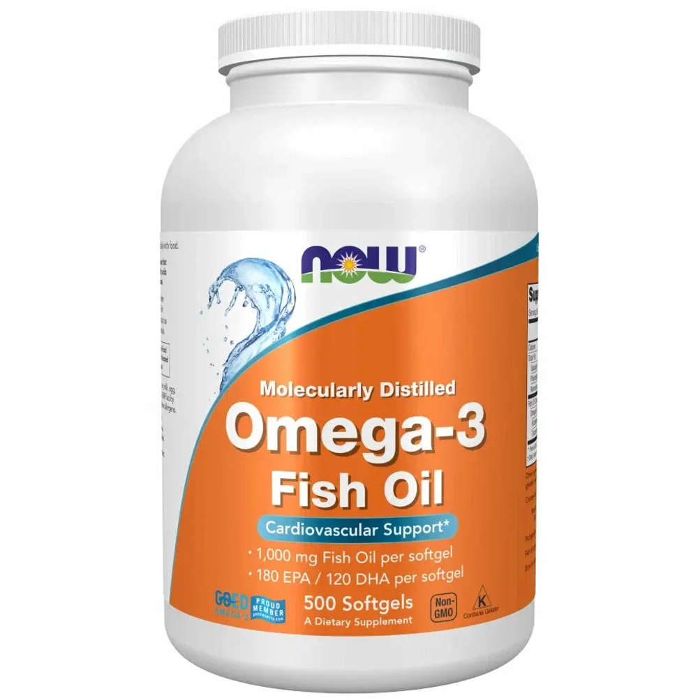 БАД Omega-3 1000 mg 500 капс (Now)